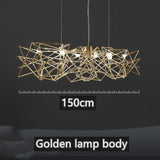 Nordic modern restaurant led chandeliers novelty luxury art bar decoration lighting minimalist living room bar hanging lights