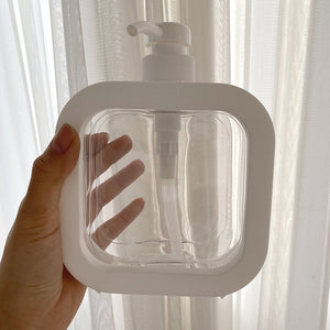 500ML Soap Bottle Bathroom Storage Bottles Shower Refillable Plastic Detachable Shampoo Press Bottle Liquid Soap Dispenser