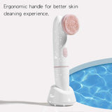 Facial Cleansing Electric Facial Cleansing Brush 2 in 1 Sonic Vibration Cleansing Brush Exfoliating Massage Cleansing Brush