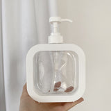 500ML Soap Bottle Bathroom Storage Bottles Shower Refillable Plastic Detachable Shampoo Press Bottle Liquid Soap Dispenser