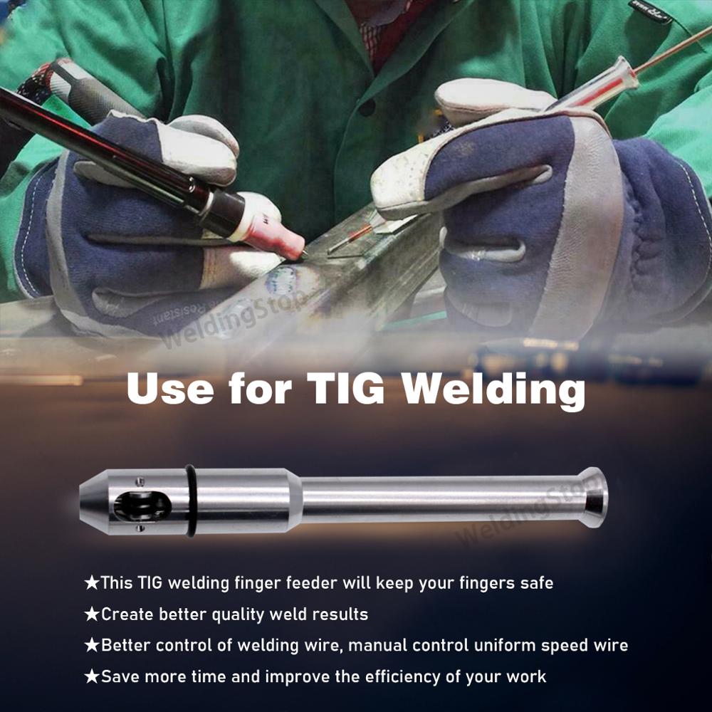 Welding Tig Pen Finger Feeder Rod Holder Filler Wire Pen 1.0-3.2mm (1/32''-1/8'') Welder Accessories