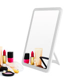 Led Makeup Mirror Touch Screen Vanity Lights 180 Degree Rotation Table Countertop Cosmetics Bathroom Mirror