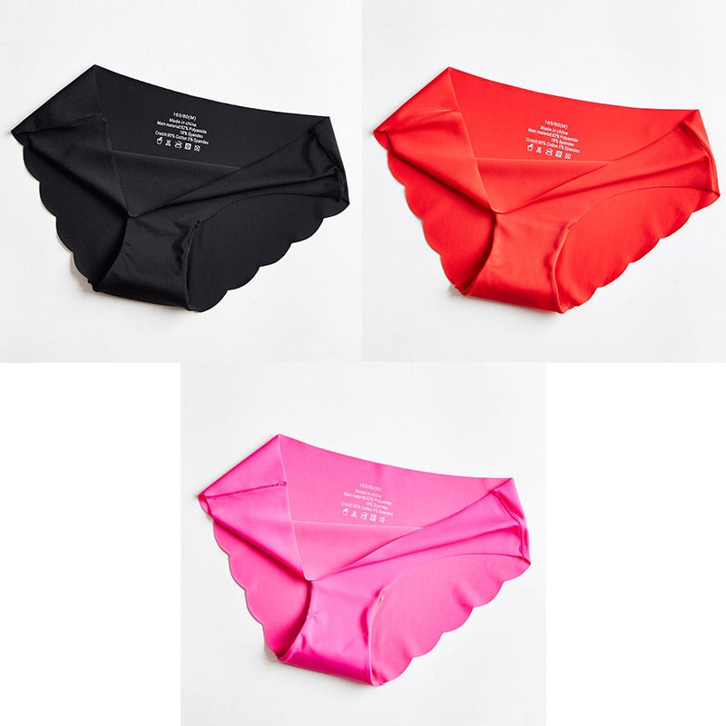 3 Pcs Women's Panties Seamless Underwear For Woman Sexy Lingerie Briefs Female Lingerie Sports Women Underwear New Sale BANNIROU