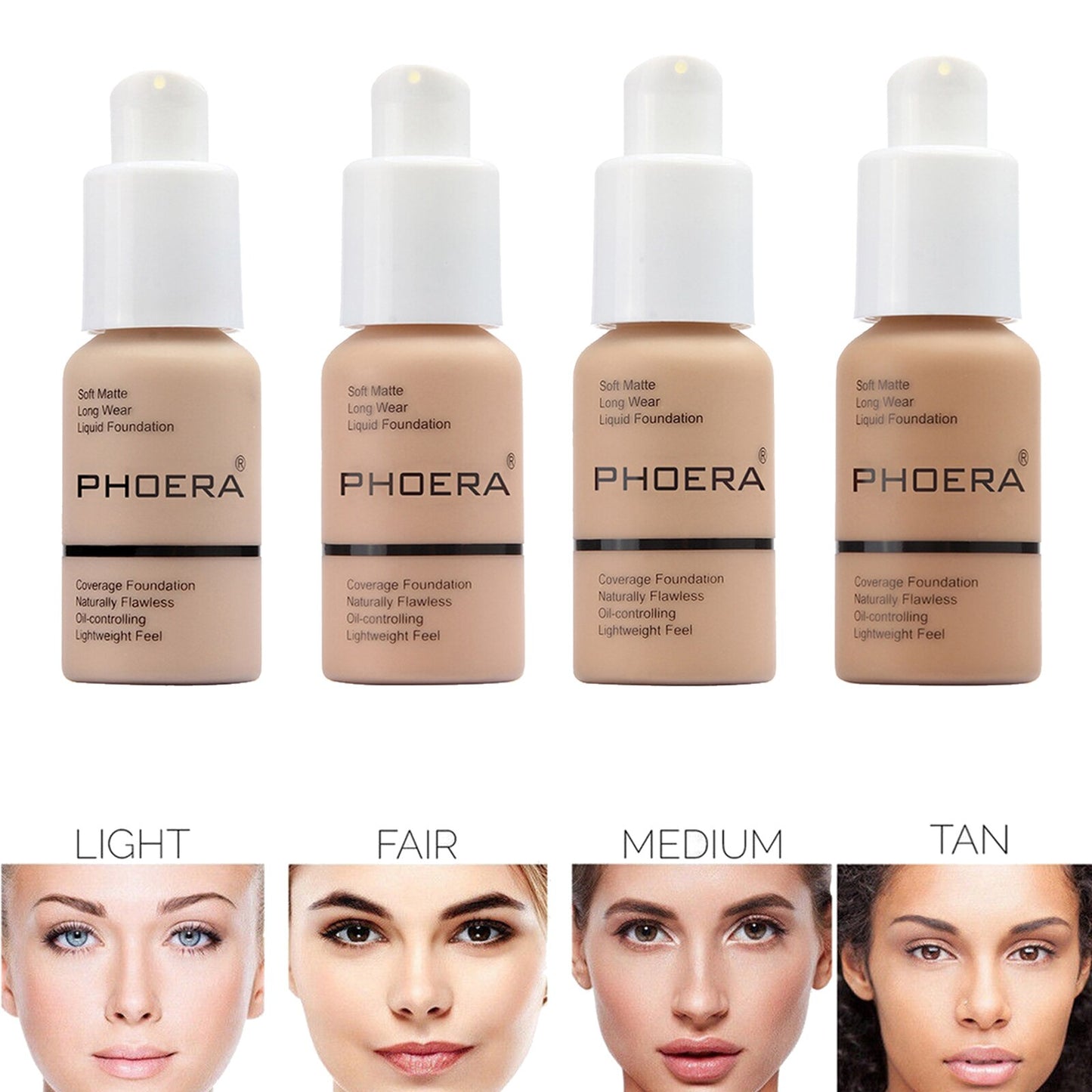 Liquid Foundation 30ml Blemish Concealer Long Lasting Shade for Women