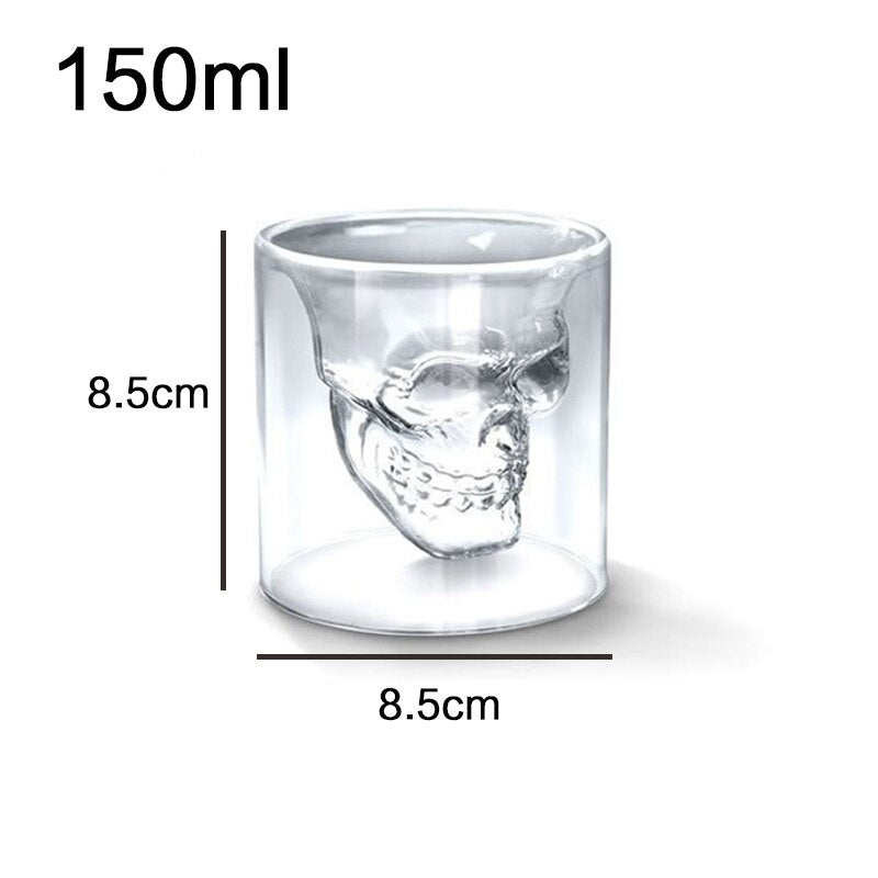 4pcs Heat Resistant Double Wall Tea Glass Cup Beer Coffee Cup Set Handmade Creative Healthy Beverage Glasses Transparent Drink