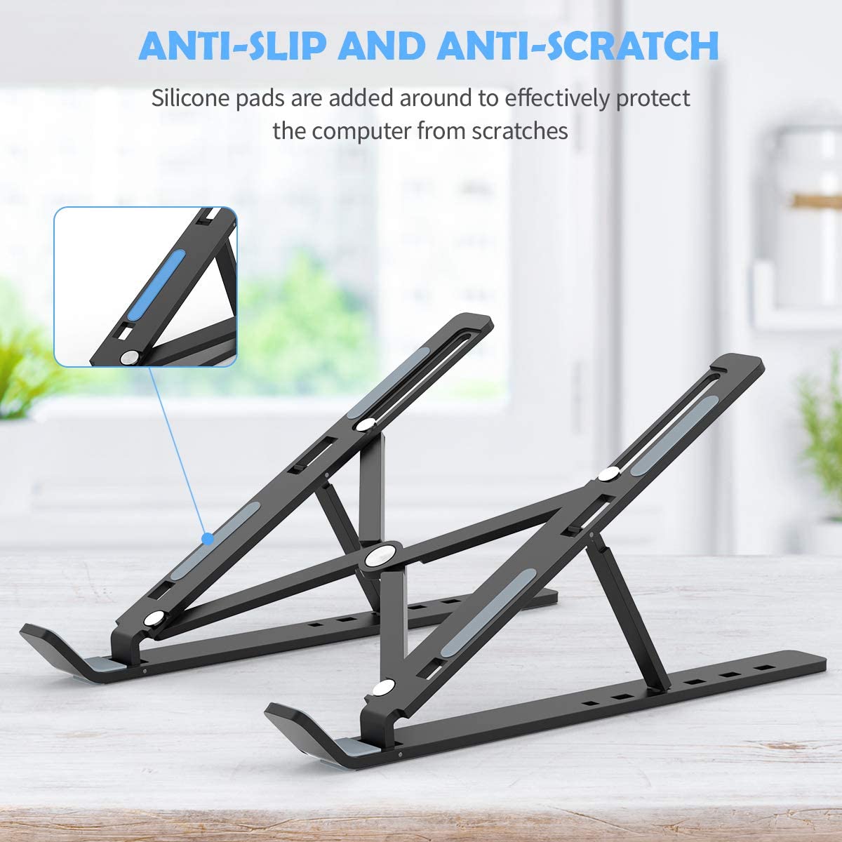 Portable Laptop Stand Adjustable Aluminium Foldable Notebook Support Laptop Base Macbook Pro Holder Bracket Computer Accessories