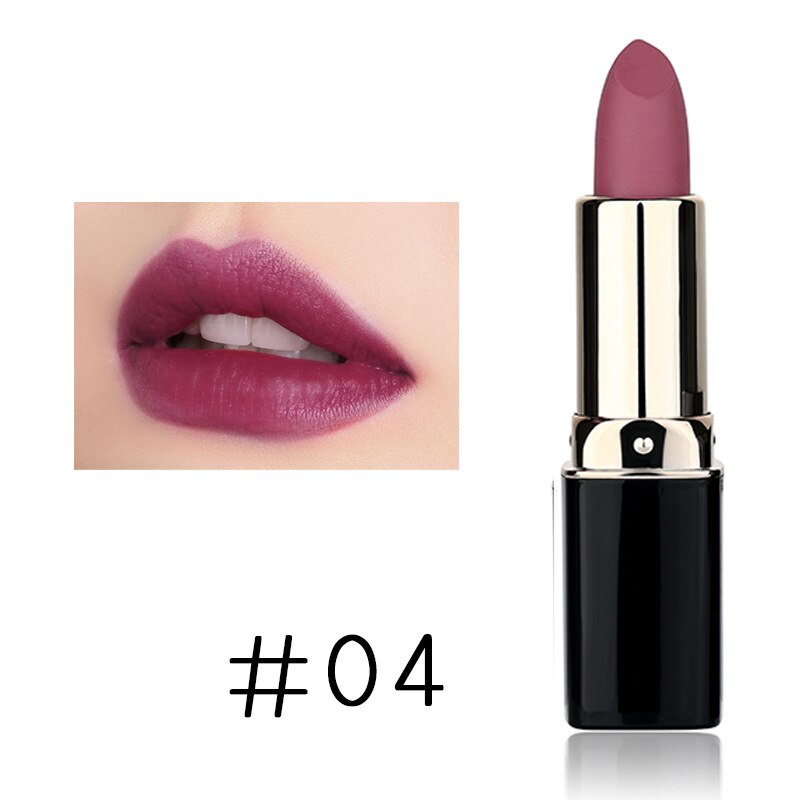 Profession Makeup Matte Lipstick Lip Glaze Waterproof Long Lasting Lips Gloss Sexy Red Lip Makeup Lipsticks Not Easy To Lip Balm