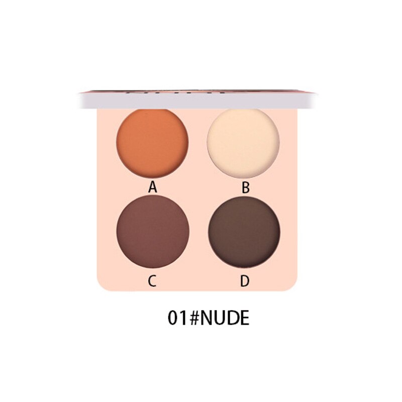 Mode eyeshadow palette 9 Kleuren Matte Oogschaduw palette Glitter oogschaduw Make-Up Naakt Make set Korea Cosmetica