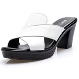 GKTINOO Women's Slippers Sandals 2021 Summer 7cm High Heels Women Shoes Woman Slippers Summer Sandals Casual Shoes