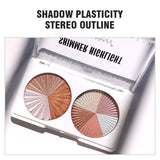 8 Colors Highlighter Powder Glitter Palette Makeup Glow Face Contour Bronze Shimmer Illuminator Highlighters Cosmetics