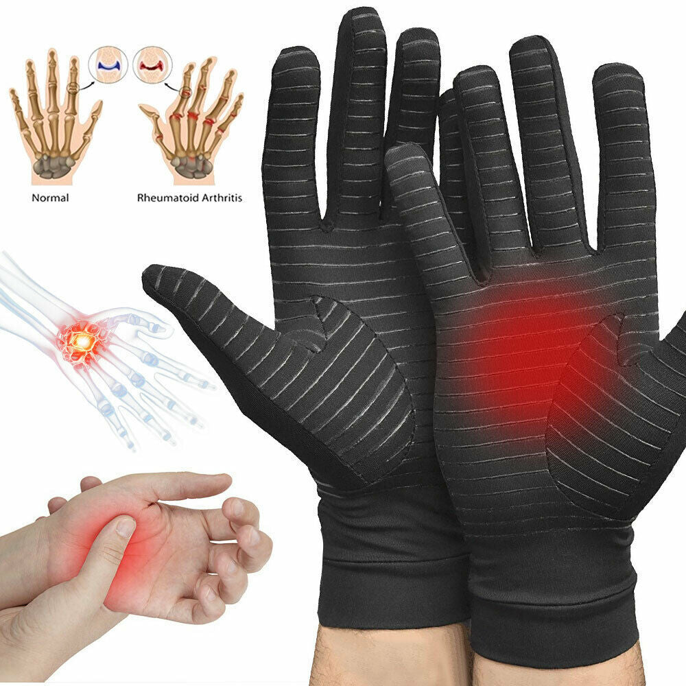 New Arthritis Gloves Compression Arthritis for Carpal Tunnel Pain Relief Full Finger Glove for Computer Typing and Daily Work