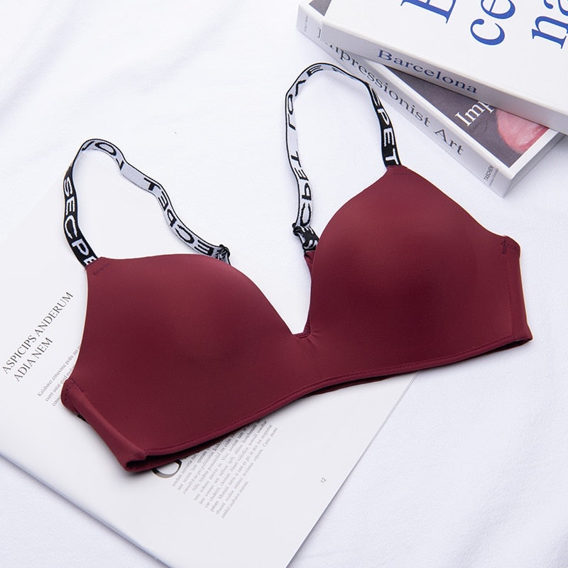 Women Bra Soft Wireless Women Sexy Lingerie Fashion Seamless Comfortable Bralette Female A B Cup Colorful Push Up Bras