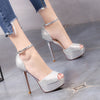 Platform High Heels Pumps Women Shoes 2020 Women Heels Sandals Wedding Shoes Sandalia Feminina 12 CM Heels