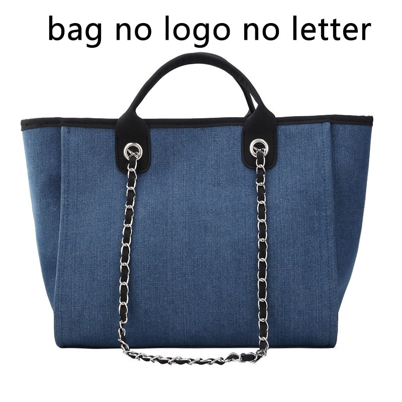 SGARR High Quality Women Canvas Handbags Large Capacity Chain Ladies Shoulder Bag 2021 Fashion Casual Female Messenger Tote Bags