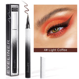 6-color matte quick dry eye liner liquid color durable waterproof non-stick matte eye makeup