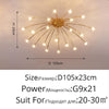 Dimmable Holding Flowers Deco Fixture Modern LED Chandeliers Lights Living Dining Room Bedroom Hall Hotel Lamps Indoor Lighting