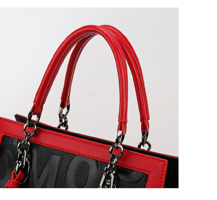 High Quality Women Pu Leather Handbags Shoulder Bags Fashion Designer Ladies Large Capacity Casual Ladies Tote Messenger Bags