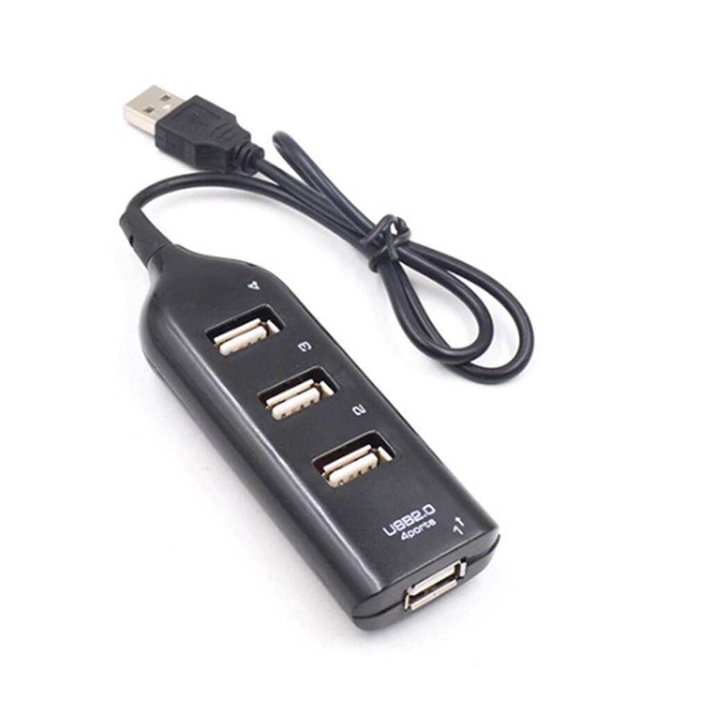 USB 2.0 High Speed 4 Ports Splitter Usb Hub Adapter for PC Laptop Computer Receiver Computer Peripherals Accessories