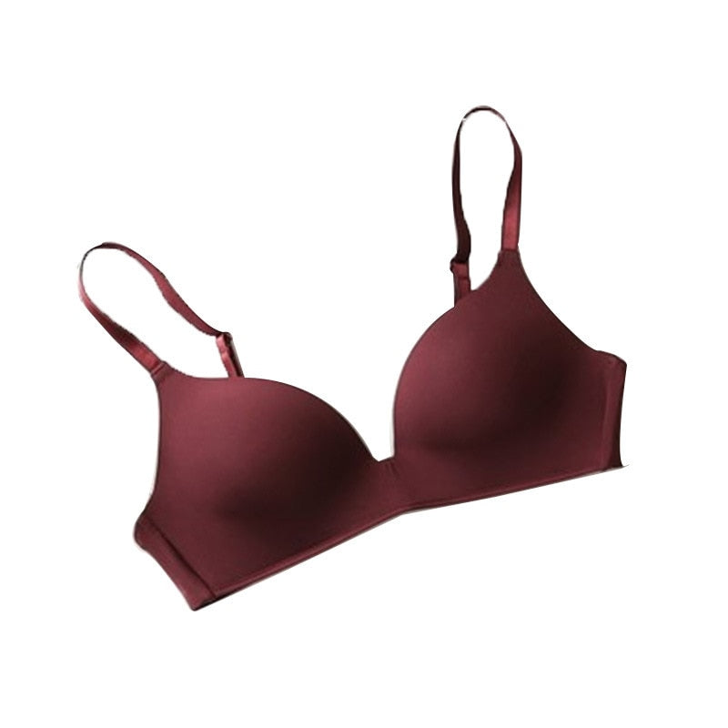 Seamless Bras for Women Push Up Bra No Wire Brassiere A B Cup Underwear Sexy Bra Three Quarters 3/4 Cup Lingerie Thin Soft Sexy