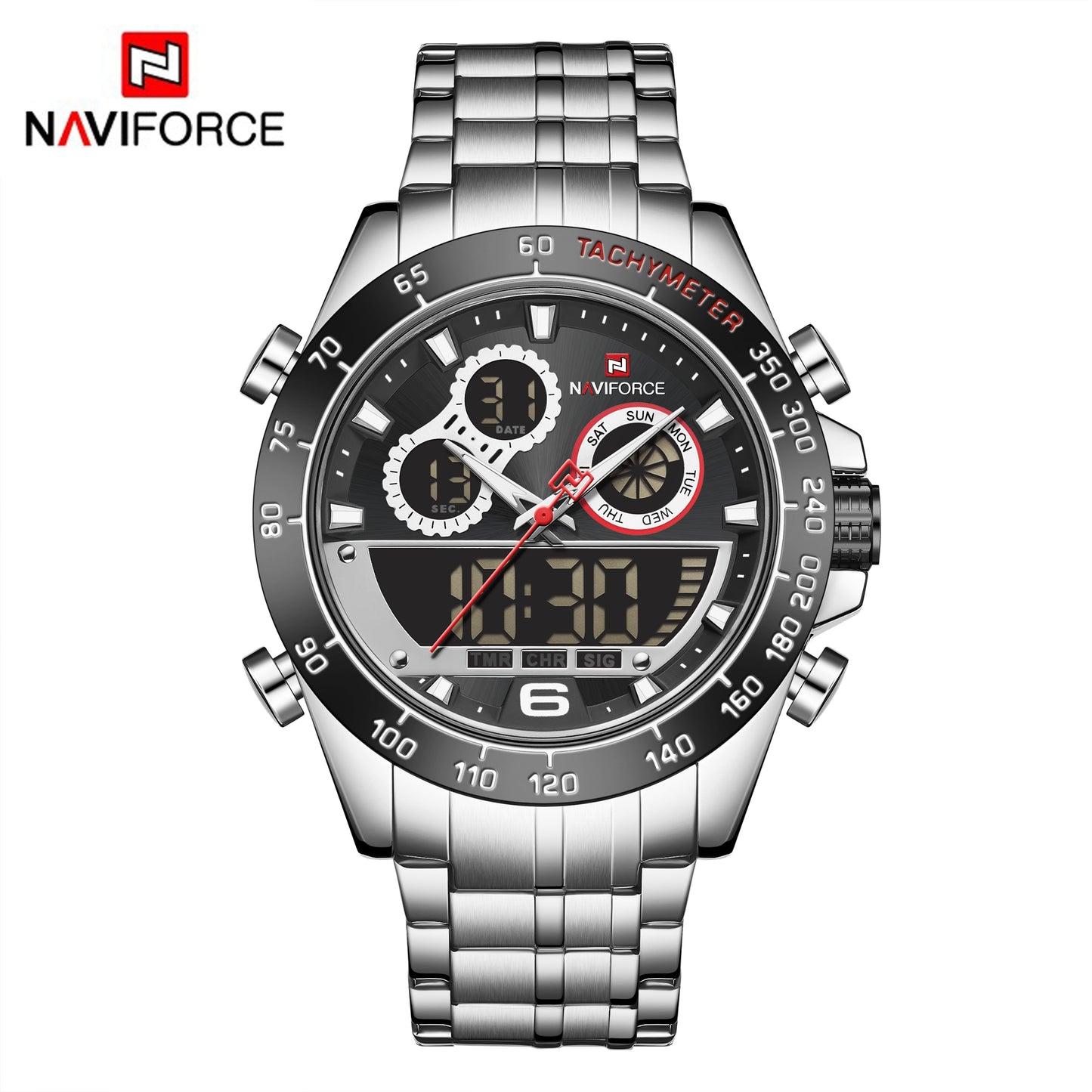 NAVIFORCE Top Brand Luxury Mens Quartz Gold Watches Men Sport Waterproof Man Wristwatch Chronograph Male Clock Relogio Masculino