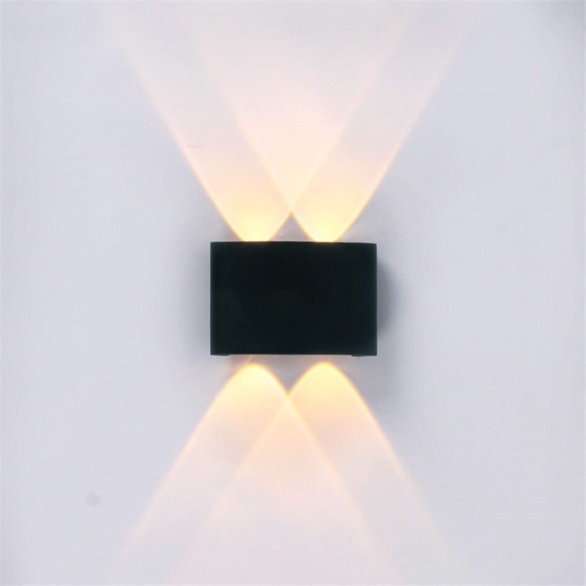 LED Wall Light Outdoor Waterproof Modern Nordic Style Indoor Wall Lamps Living Room Porch Garden Lamp 2W 4W 6W 8W 12W NR-69