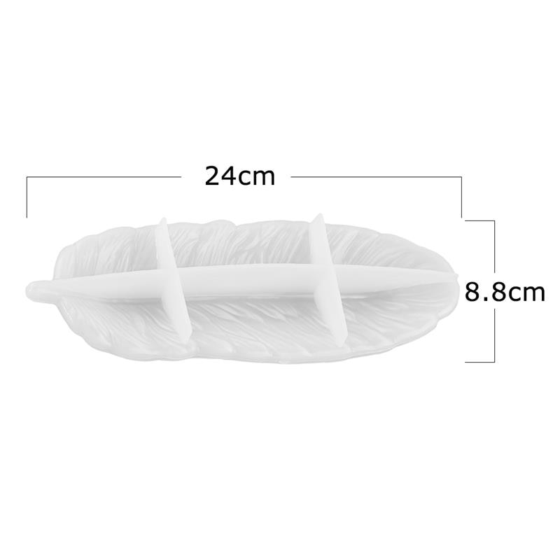 Angel Wing Tray Silicone Jewelry Resin Mold Large Feather Dishes Plate DIY Mold Lace Border Silicone Mold Polymer Clay Molds