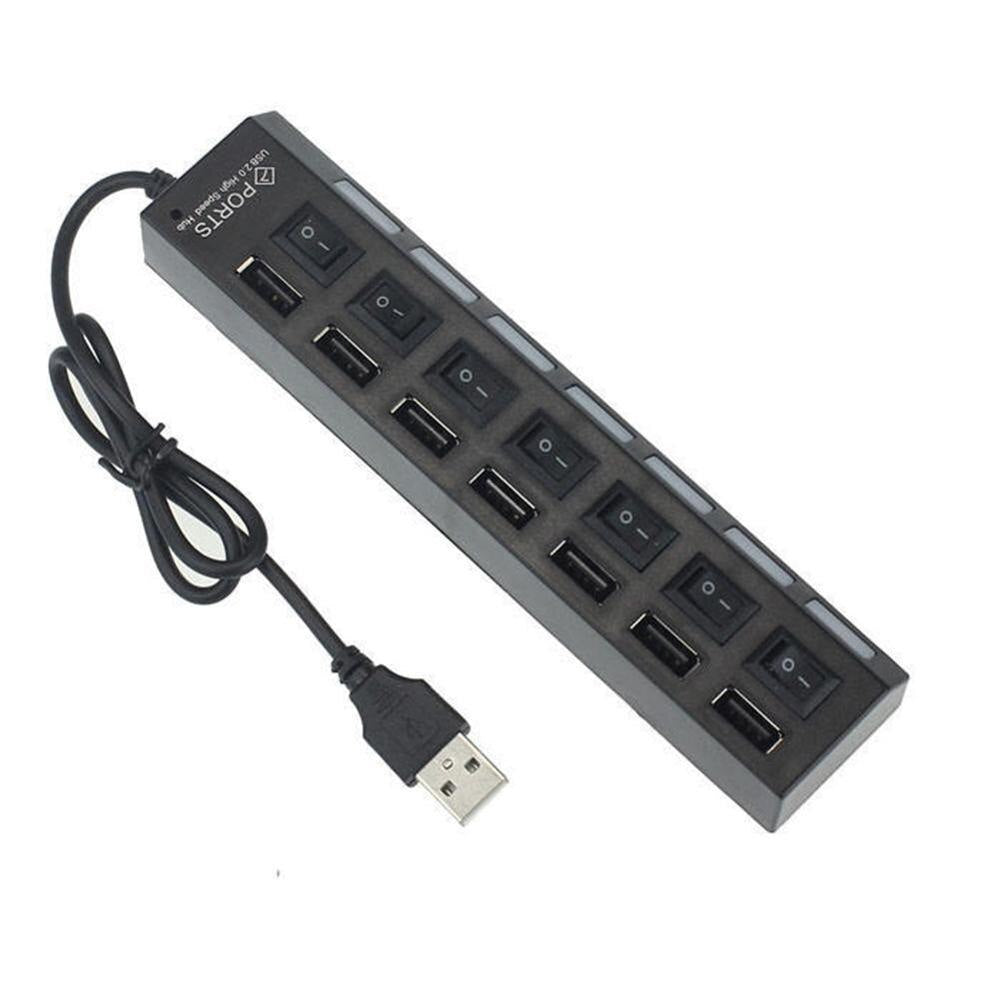 USB HUB 20.HUB USB Splitter Multi USB 2.0 HUB USB 4/ with Accessories Hab 7 PC Power Multiport For Computer Adapter Port A4J4