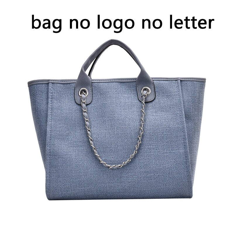 SGARR High Quality Women Canvas Handbags Large Capacity Chain Ladies Shoulder Bag 2021 Fashion Casual Female Messenger Tote Bags