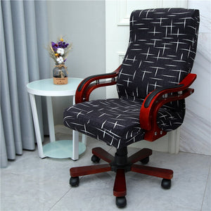 Modern Spandex Computer Chair Cover 100% Polyester Elastic Fabric Office Chair Cover Easy Washable Removeable Chair Cover