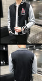 Supzoom New Arrival Letter Rib Sleeve Cotton Embroidery Logo Single Breasted Casual Bomber Baseball Jacket Loose Cardigan Coat