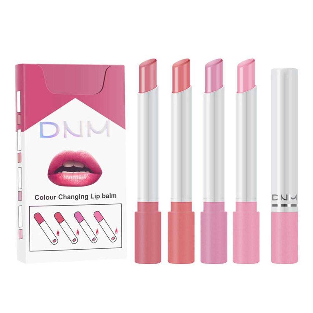 4PCS Creative Cigarette Lipstick Set Velvet Matte Long Lasting Waterproof Lipstick Sexy Nude Non-Stick Cup Lips Makeup Cosmetic