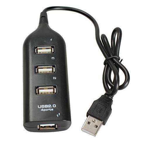 Hub Adapter USB Hub Mini USB 2.0 Hi-Speed 4-Port Splitter For PC Laptop Notebook Receiver Computer Peripherals Accessories