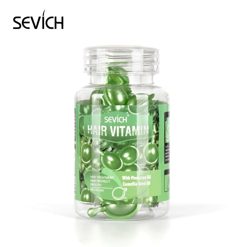 Hair Vitamin Keratin Complex Oil Hair Care Silky Hair Mask Repair Damaged Hair Capsule Serum Repair Hair Moroccan Treatment Oil