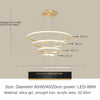Dining Room Led Ceiling Chandelier Modern Creative Personality Restaurant Table Lights Luxury Living Material Hardware + Acrylic