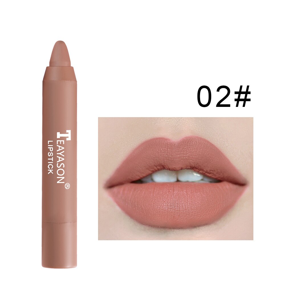 12 color velvet matte lipstick pen waterproof long-lasting sexy red lip stick stick cup makeup lip gloss pen cosmetics