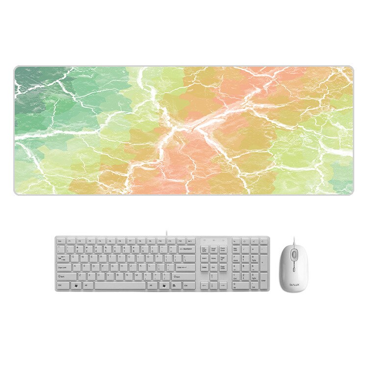 80x30cm Large Marble Desk Pad Mouse Pad Chill Gamer Waterproof Leather kawaii Desk Mat Computer Keyboard Table Decoration Cover