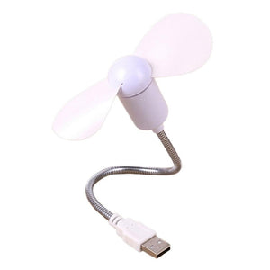 Mini USB Fan Ventilator Gadgets Bendable Freely Mini Soft Leaf Snake Silent Fan For Labtop