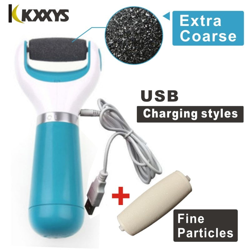 Electric USB Rechargeable Foot Grinder Heel File Grinding Exfoliator Pedicure Machine Foot Care Tool Grinding File Dead Skin