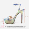 DoraTasia 2020 Size 41 Summer Brand Sandals women sexy thin high heels Shoes Woman Party wedding Platform female shoes
