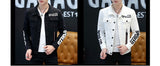 DIMUSI Men's Denim Jackets Fashion Male Nightclub Hip Hop Denim Coats Men Ripped Slim Outwear Cowboy Jean Jackets Clothing