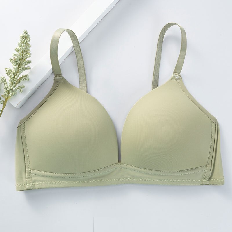 Women Bra Soft Wireless Women Sexy Lingerie Fashion Seamless Comfortable Bralette Female A B Cup Colorful Push Up Bras