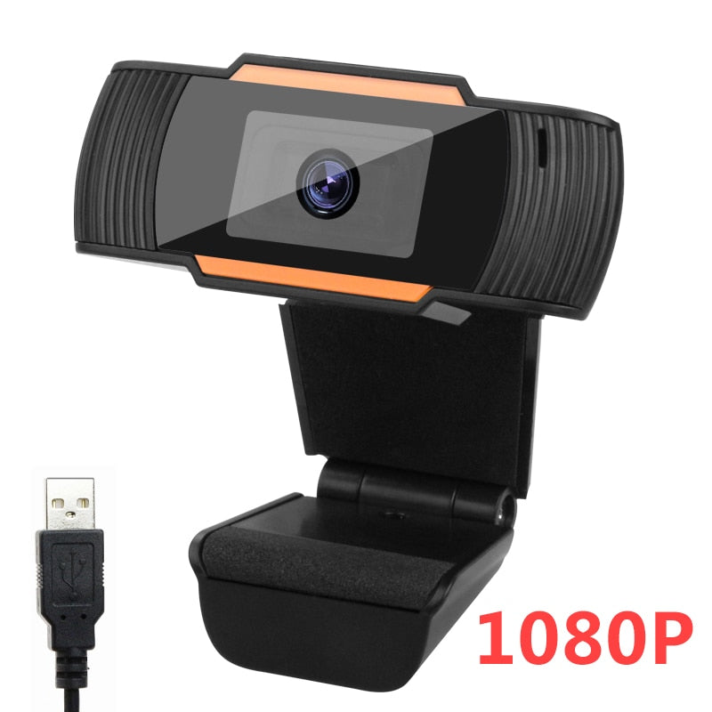 Webcam 1080P Full HD Web Camera Mini Computer PC Laptop Web Cam With Microphone Free Drive USB Web Cam For Live Broadcast Video