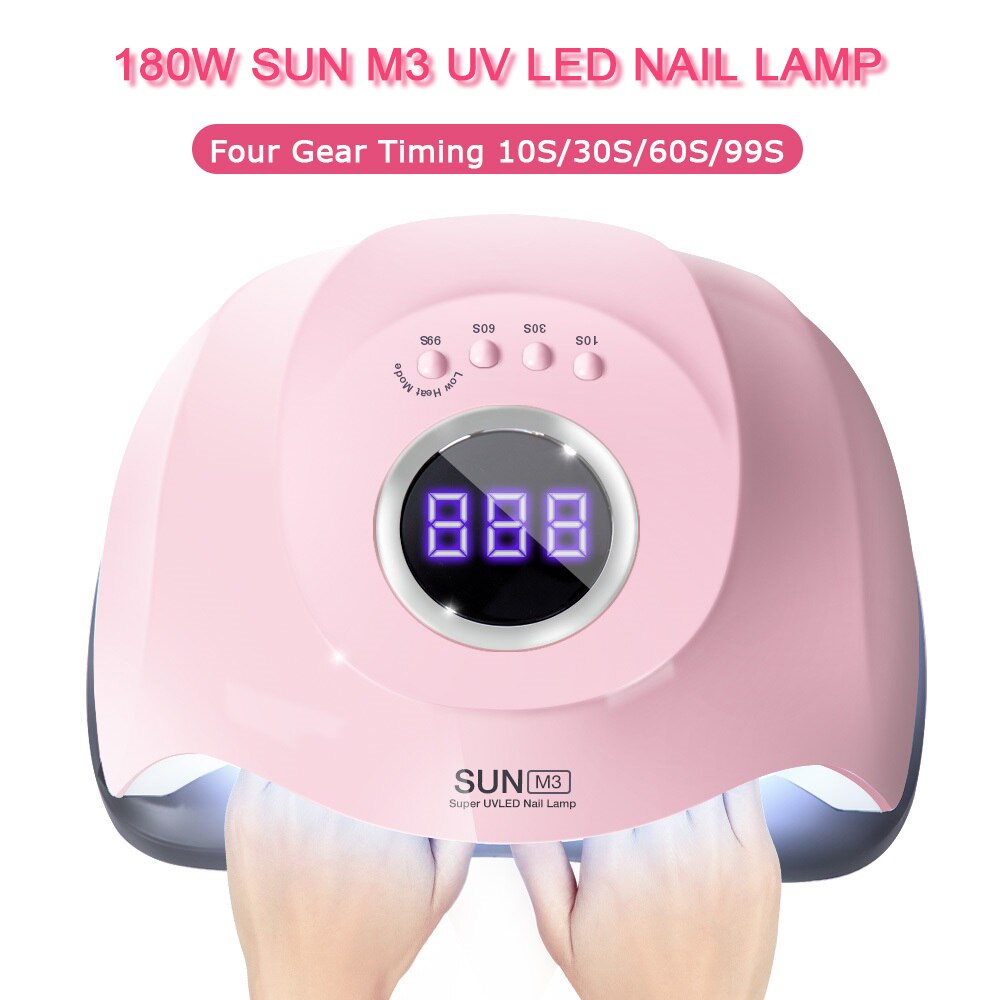 Brand New 180W UV Lamps For Nail Dryer 45 LED Hybrid Lamp For Fast Curing Gel Nail Polish Dryer Manicure Lamp Nail Art Tools