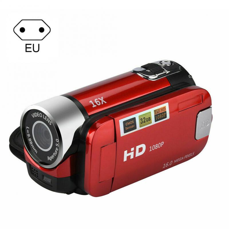 16MP HD 1080P Digital Video Camera Camcorder 16X Digital Zoom Video Camcorder 2.7inch TFT LCD Screen Shooting DVR Video Recorder