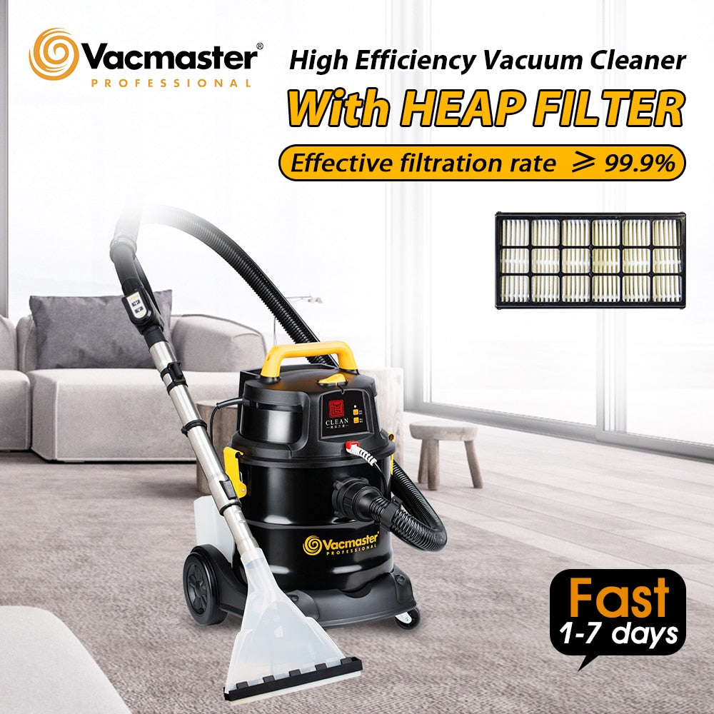 Vacmaster Carpet Vacuum Cleaner, Vacuum Cleaner, Powerful, For Home, 20L, Stainless Steel, 1300W,19000Pa, Dust Collector