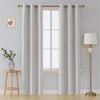 White Thermal Insulated Blackout Curtains for Living Room bedroom gray thick window curtain treatment