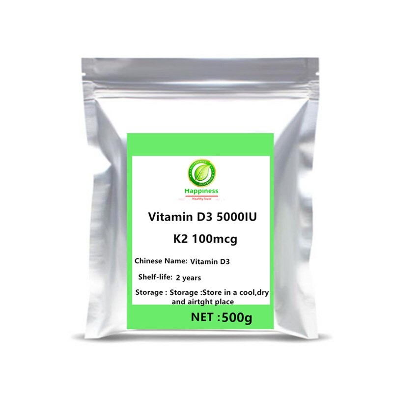 Vitamin D3 5000IU K2 100mcg Multi Vitamins Strength General Health powder 1pc Festival supplement body free shiiping