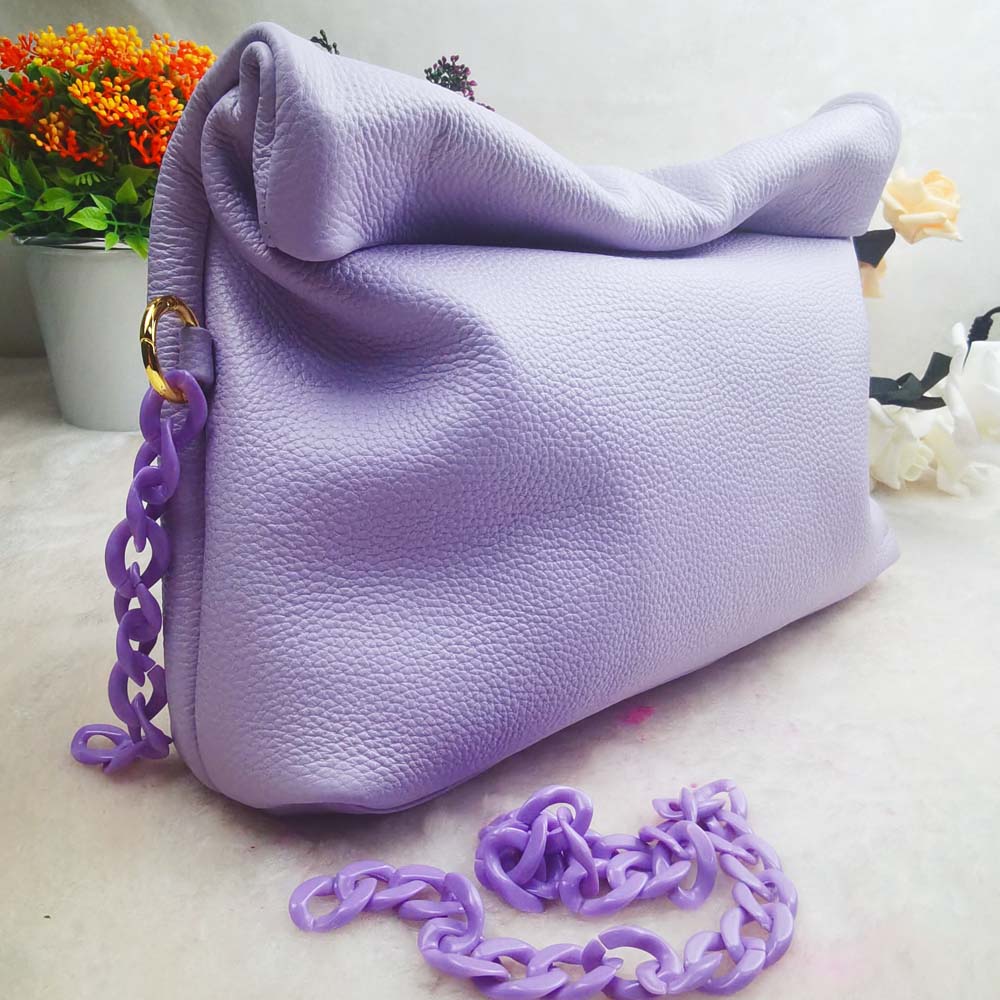 New Euro Design Crimping Handbags Hot Office Mobile Phone Pockets Women's Handbag High Quality Portable Genuine Leather Handbags