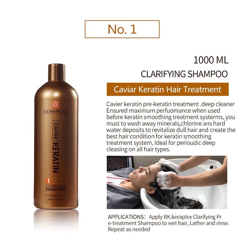 Brazilian Blow Dry Hair Treatment Keratin Hair Salon Blowout Therapy Straighten Good For Thin Hair Complex Shampoo Conditioner