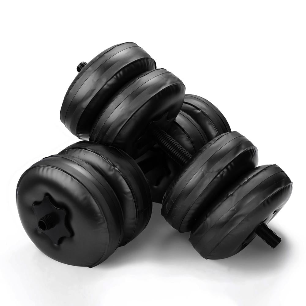 Water-filled Dumbbell Heavey Weights Adjustable Dumbbell Set Workout Exercise Fitness Equipment for Gym Home Bodybuilding